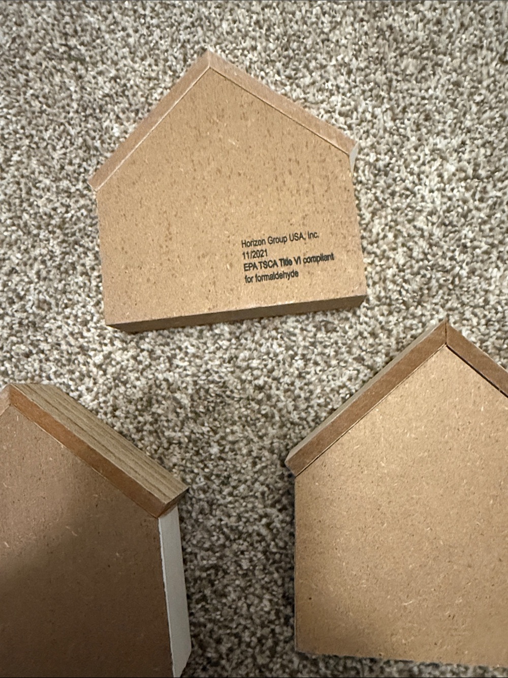 🏖️ 10 items for $20☀️ Rustic White and Natural Wood Star House Décor Set| 5 pcs - Picture 7 of 13